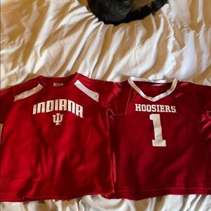 2 IU Hoosier Shirts